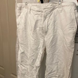 Nautica white canvas pants